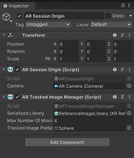 Inspector AR Session + Image Library